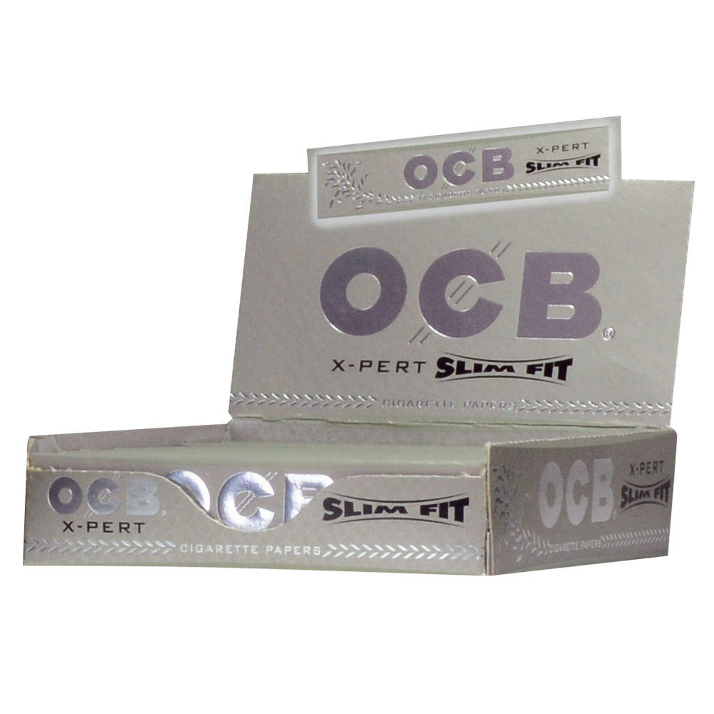 24pc Display - OCB X-Pert Slim Fit Slim Rolling Papers