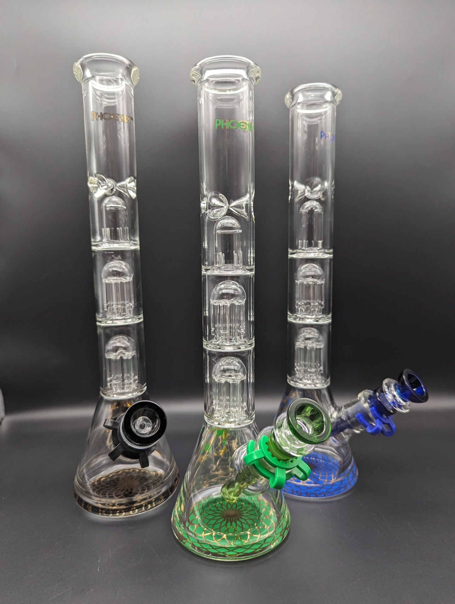 13" Phoenix Double Tree Beaker Bong