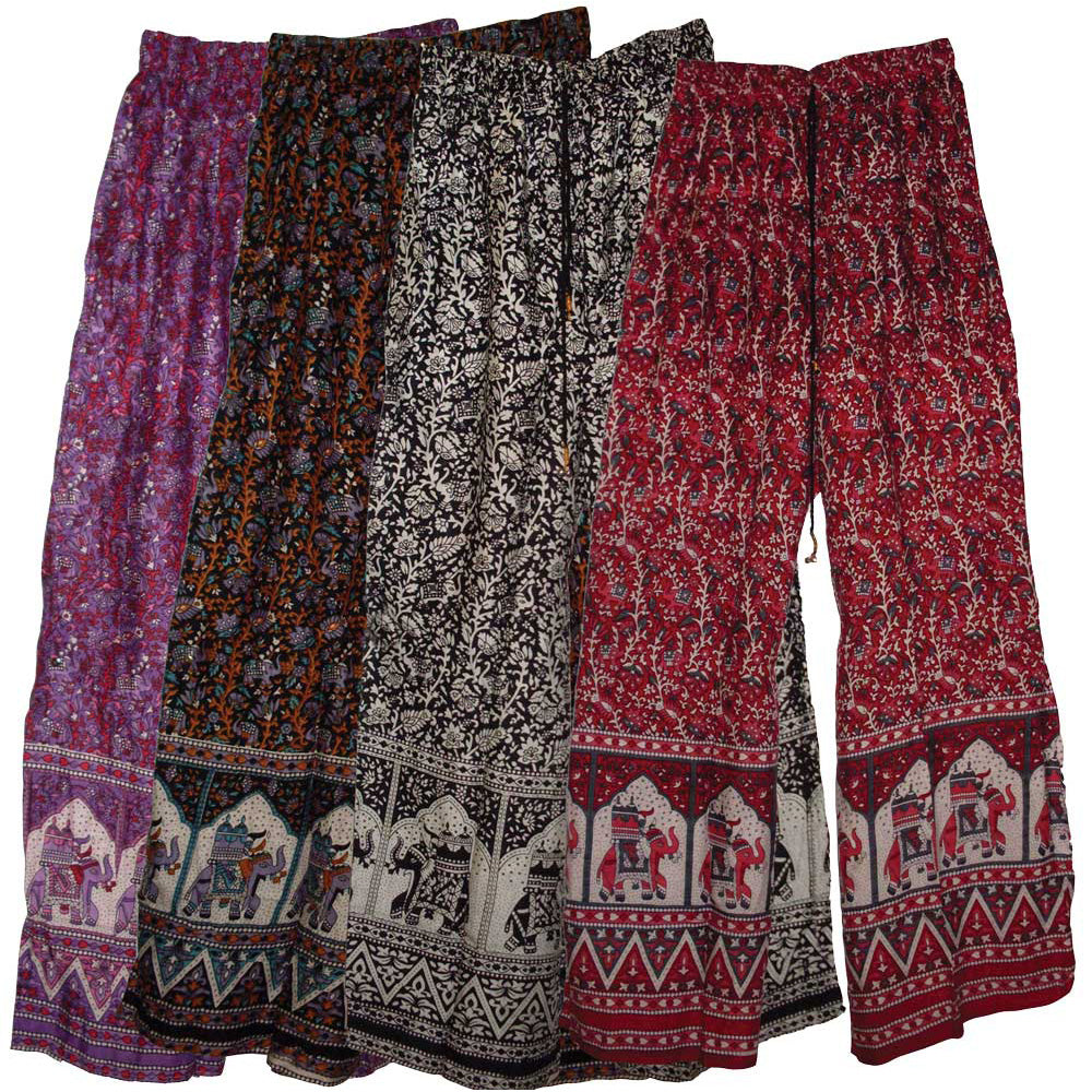 ThreadHeads Palazzo Pants w/ Elephants - 41" / Designs Vary