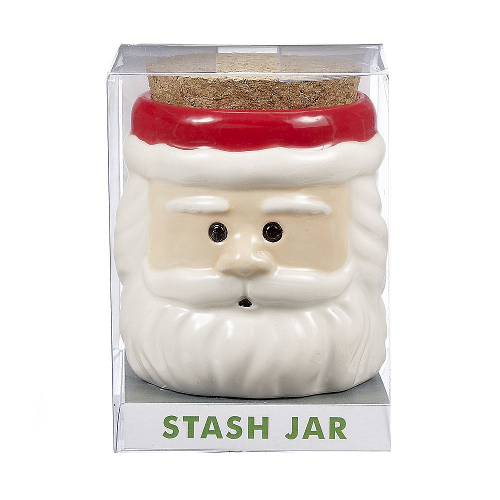 Santa stash jar