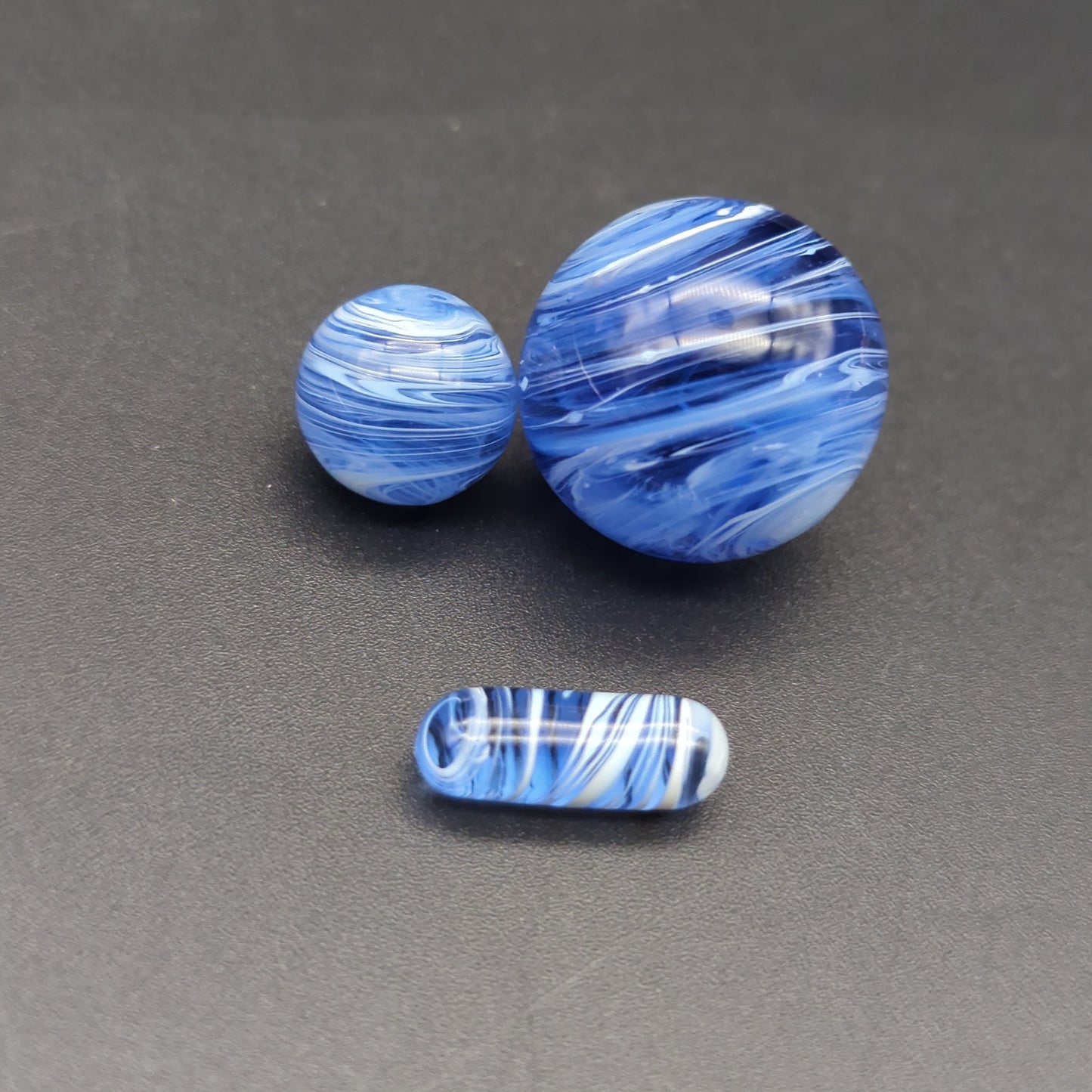 Color Swirl Marble + Pill Set for Terp Slurpers