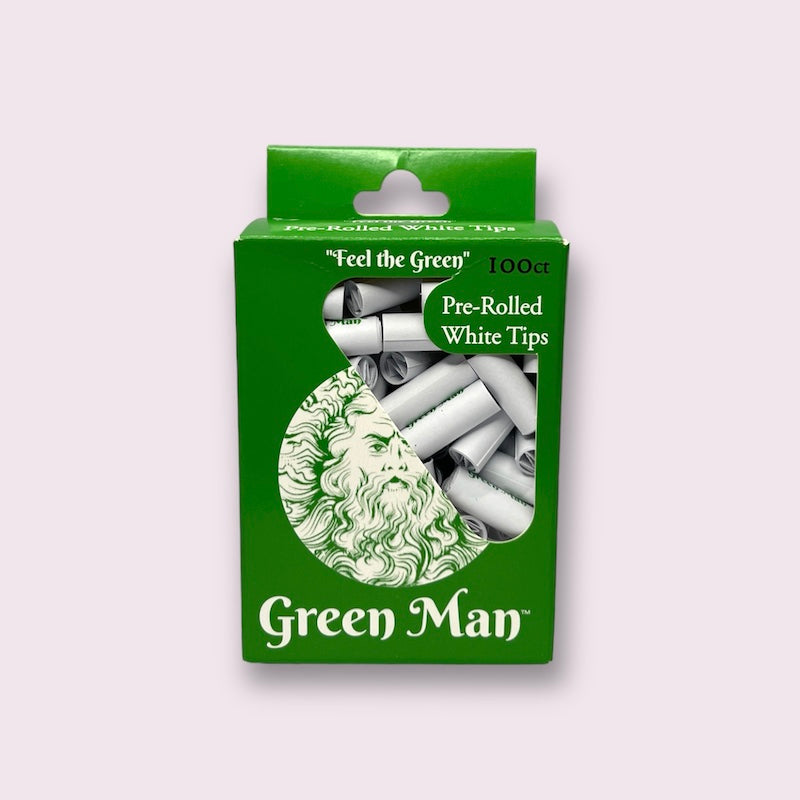 Green Man 100ct Pre-Rolled Tips Box