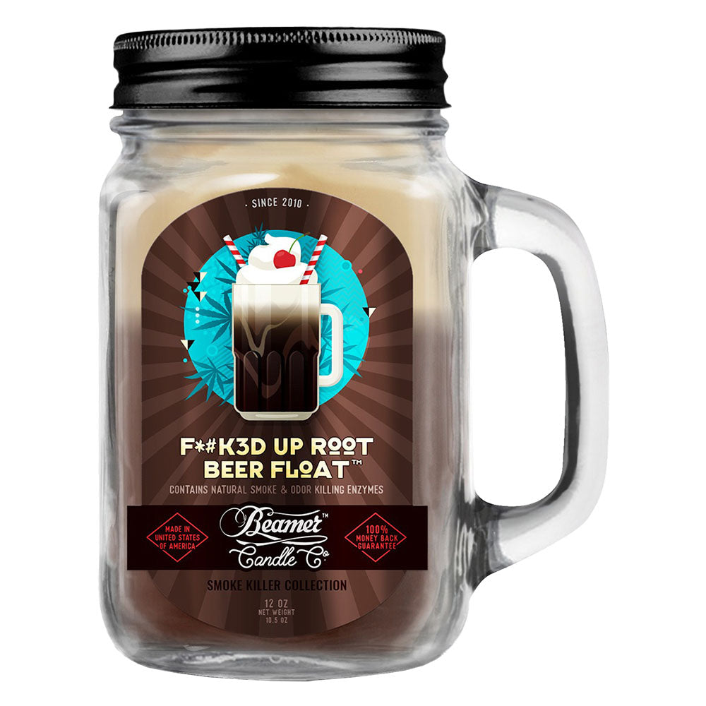 Beamer Candle Co. Mason Jar Candle | F*#K3D Up Root Beer Float