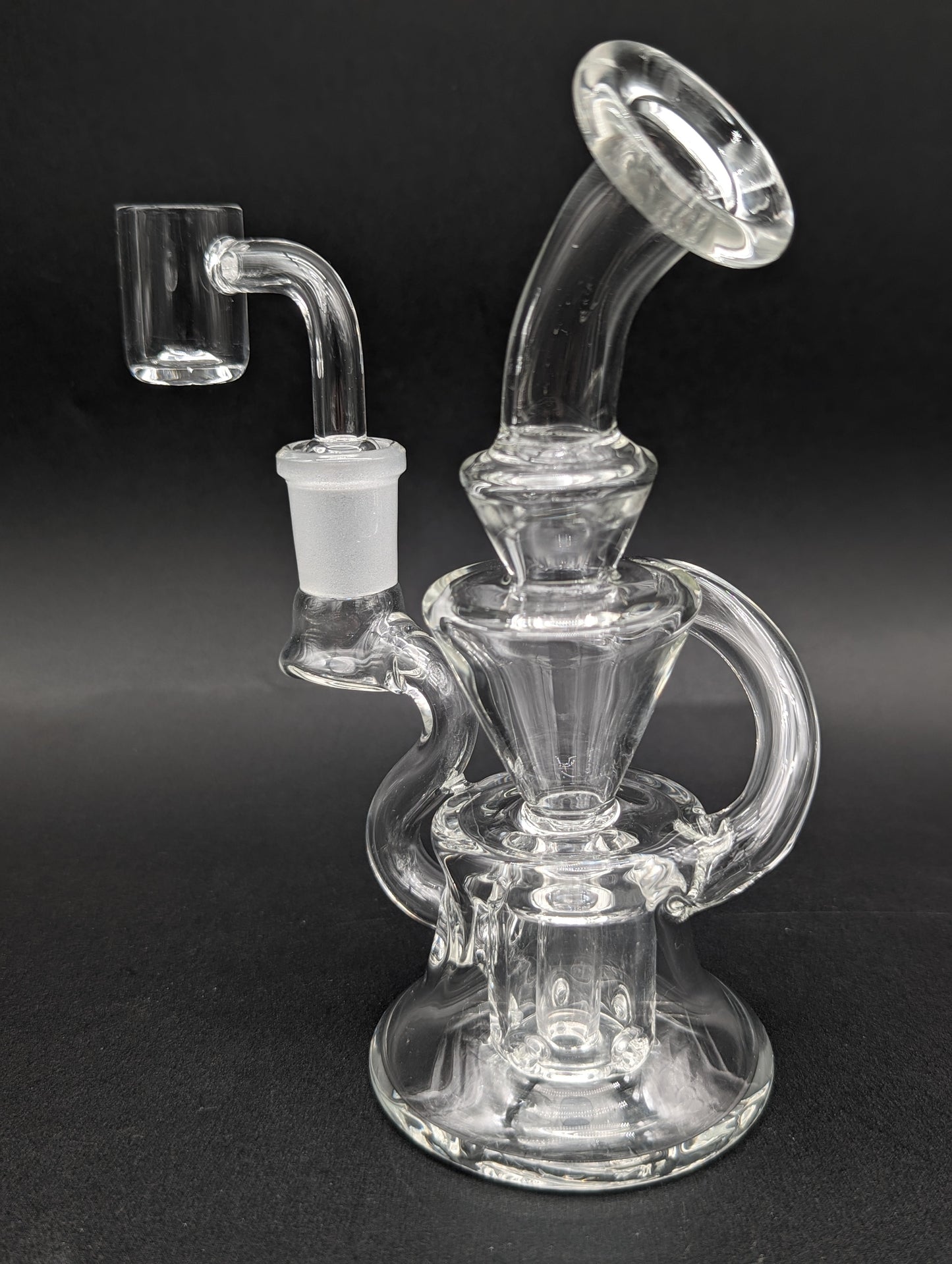 6" Mini Multi Hole Recycler Dab Rig