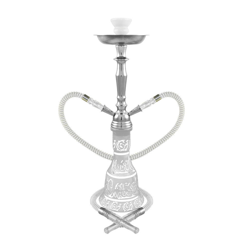 20" Hieros 2-Hose Premium Hookah - Colors Vary