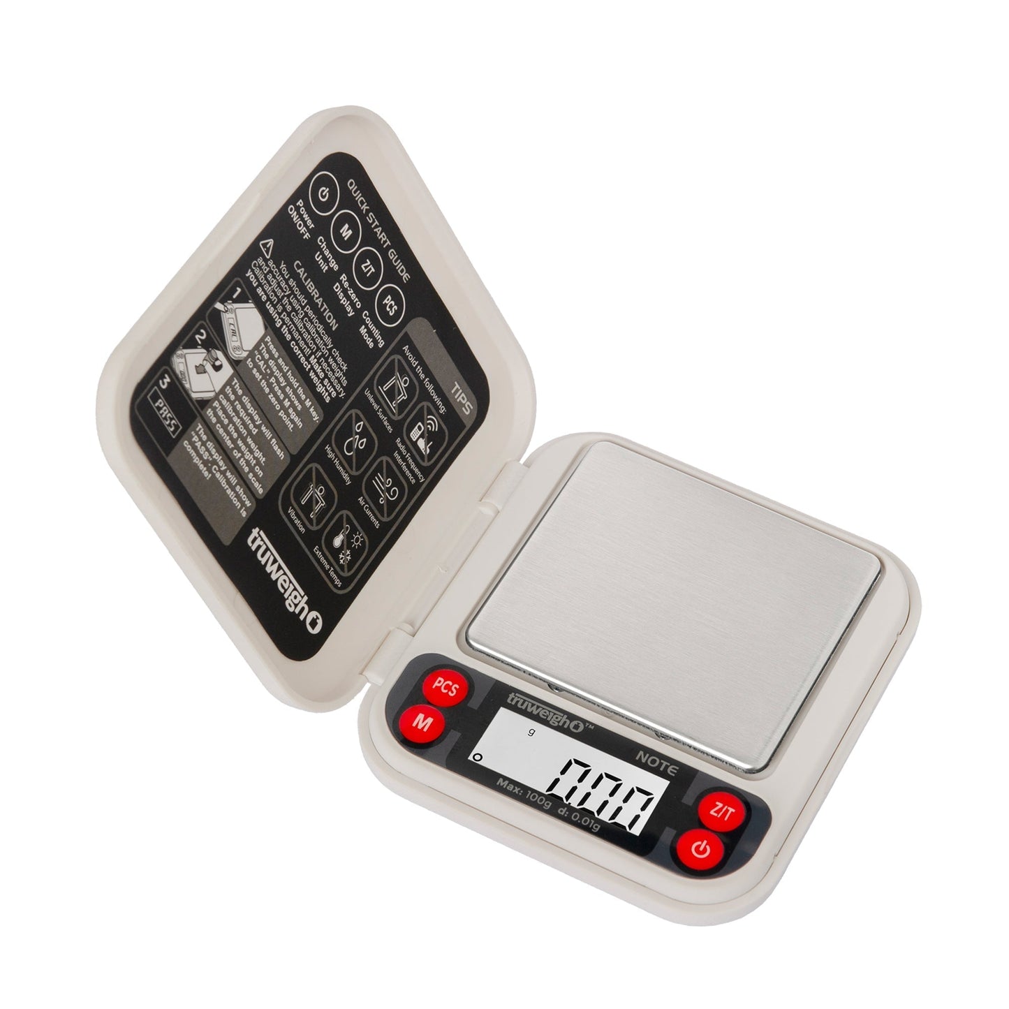 Truweigh Mini NOTE Digital Pocket Scale | 100G x 0.01g