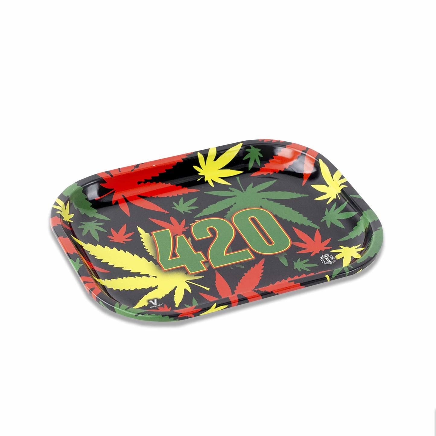 420 Rasta Metal Rollin' Tray