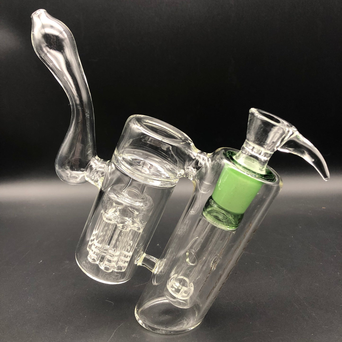 Dual Chamber Bubbler w/ 8-Arm and Showerhead Perc